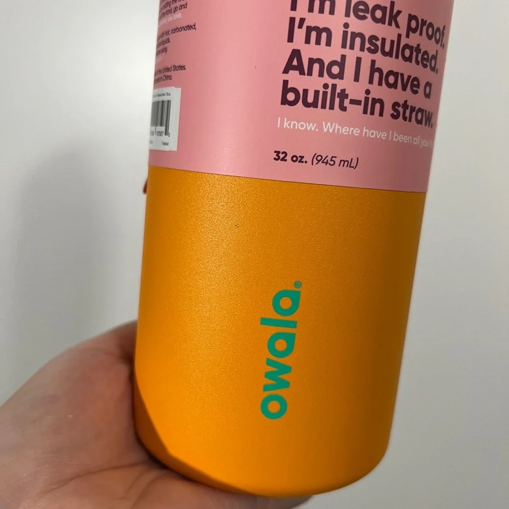 Owala 32 Oz. Water Bottle Orange - Picture 3 of 11